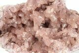 Sparkly, Pink Amethyst Geode Section - Argentina #235157-1